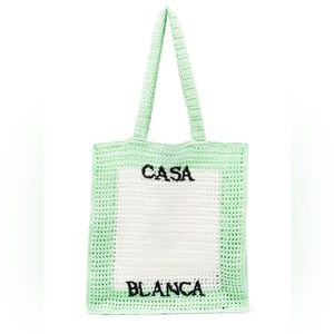 Casablanca crochet Atlantis tote bag